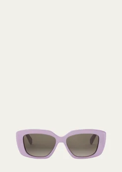 CelineTriomphe Acetate Square Sunglasses