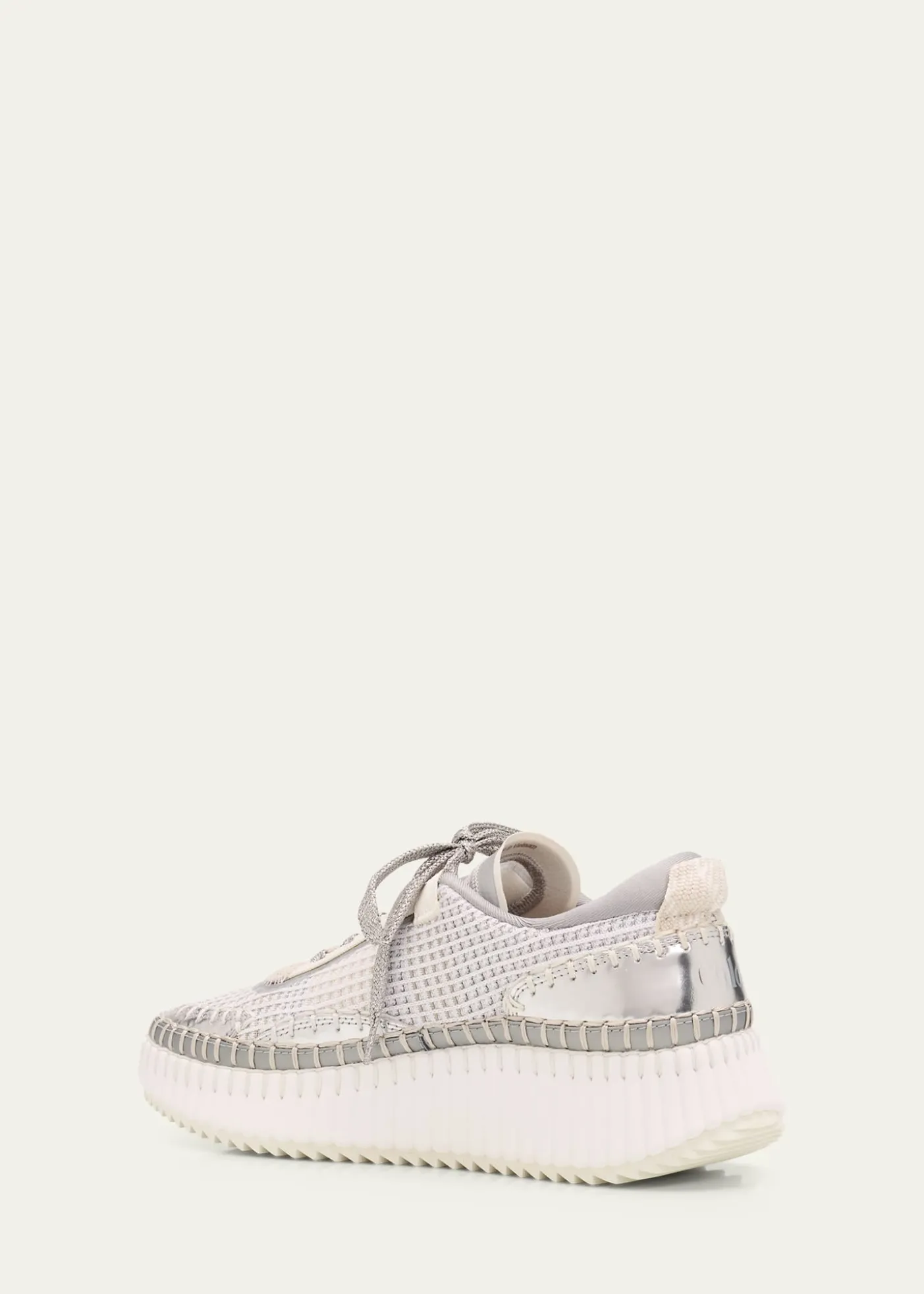 ChloeNama Mesh Stitch Walking Sneakers