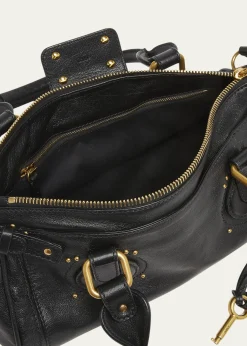 ChloePaddington Padlock Shoulder Bag in Leather