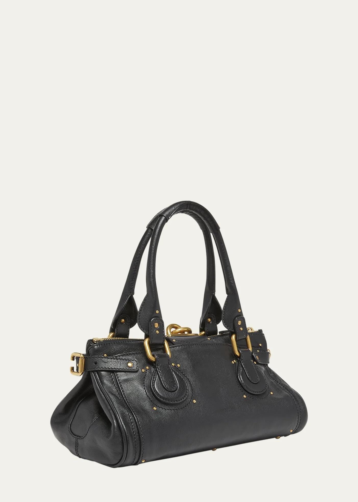 ChloePaddington Padlock Shoulder Bag in Leather