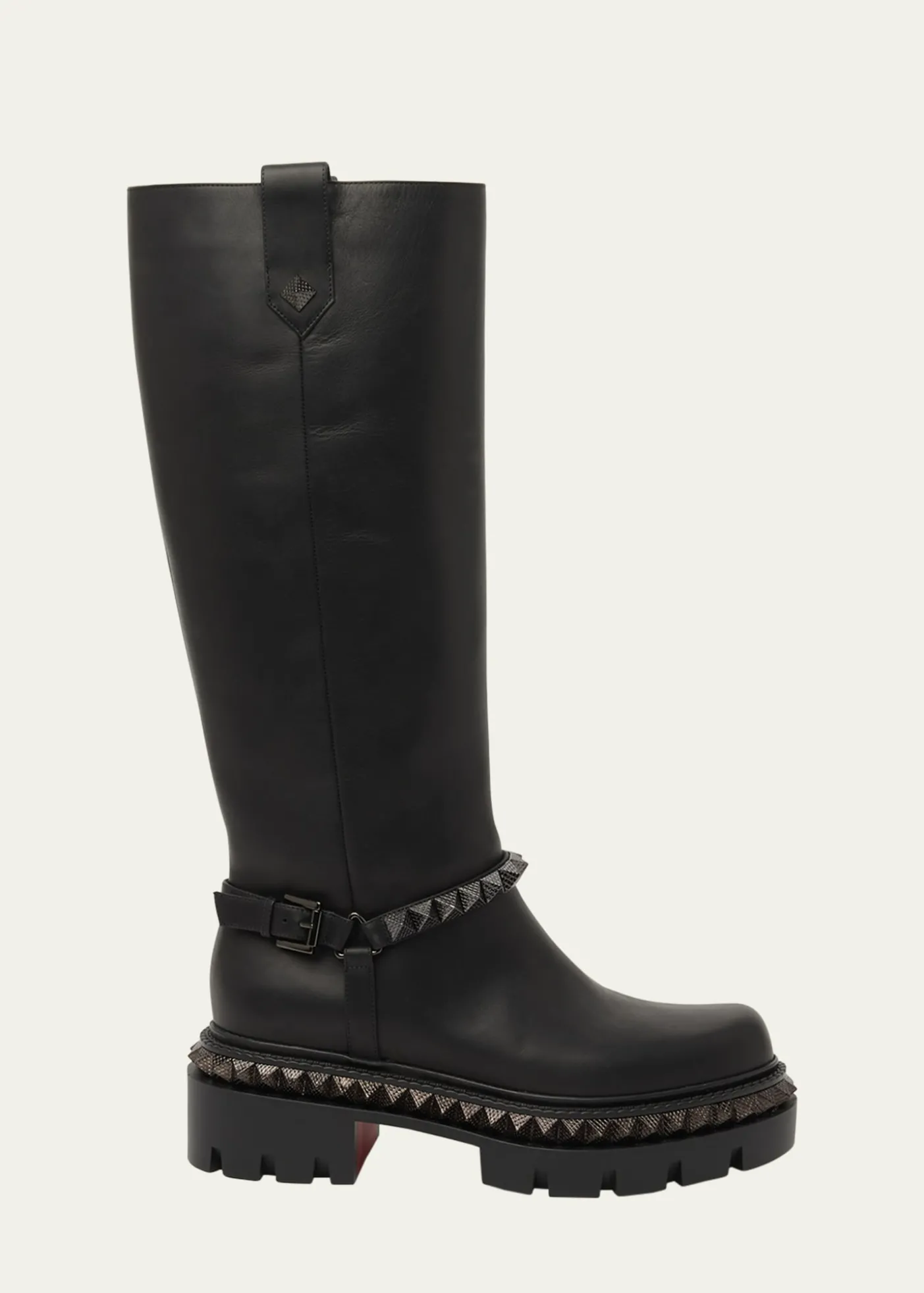 Christian LouboutinMarinetta Pyraclou Leather Knee-High Boots
