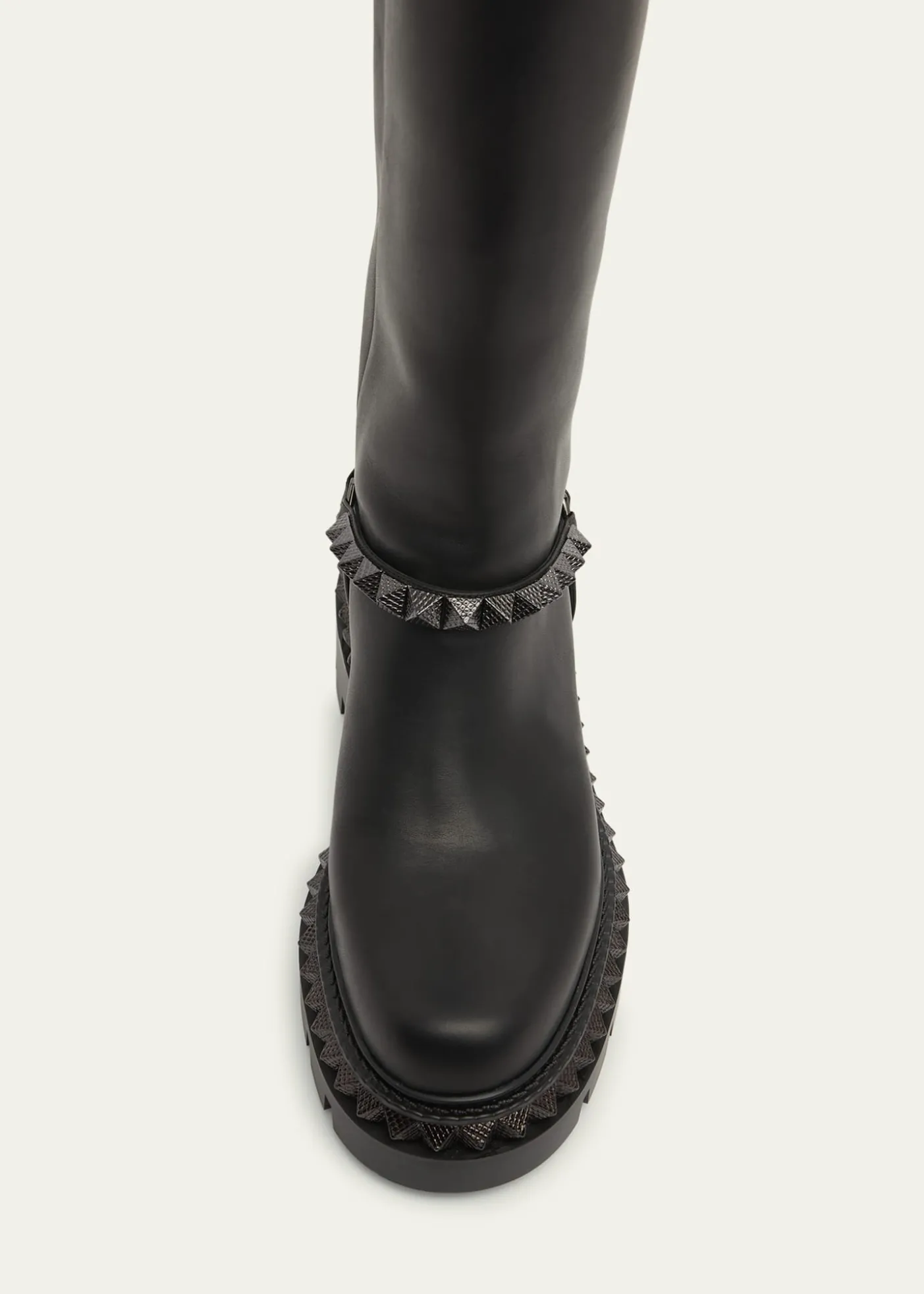 Christian LouboutinMarinetta Pyraclou Leather Knee-High Boots