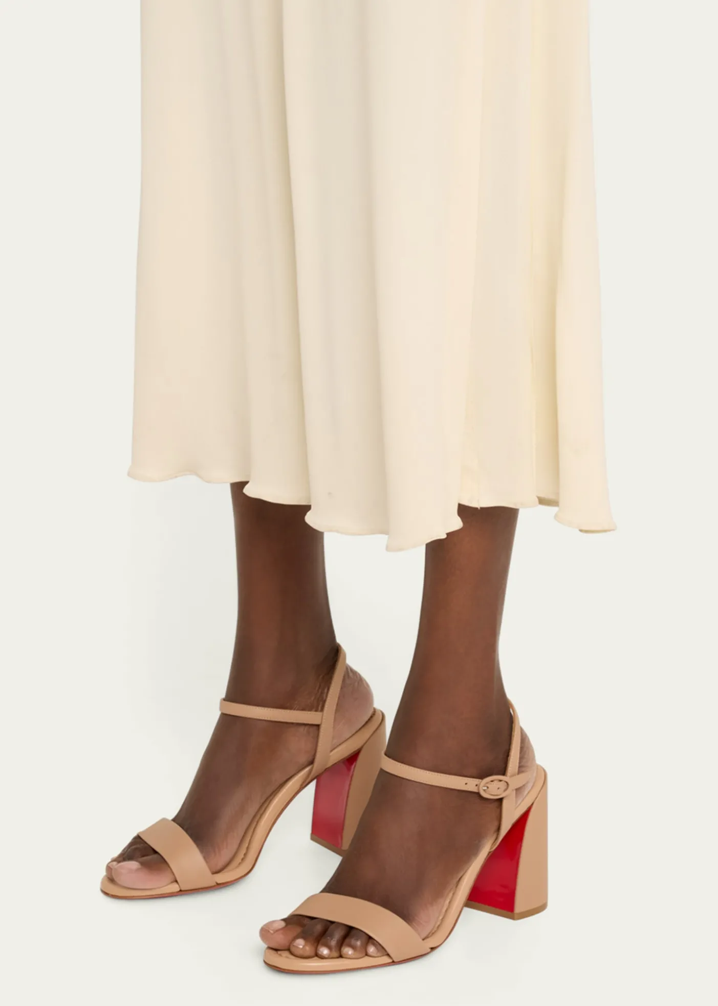 Christian Louboutin85mm Miss Jane Ankle-Strap Sandals
