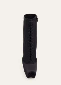 Christian Louboutin160mm Pavlova Satin Platform Booties