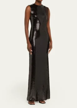 Christopher EsberOpaline Sequin Cut-Out Dress