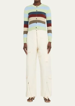 CHRISTOPHER JOHN ROGERSFlight Suit Cargo Cotton Trousers