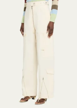 CHRISTOPHER JOHN ROGERSFlight Suit Cargo Cotton Trousers