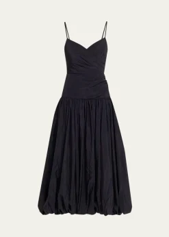 Cinq a SeptFia Drop-Waist Bubble Midi Dress