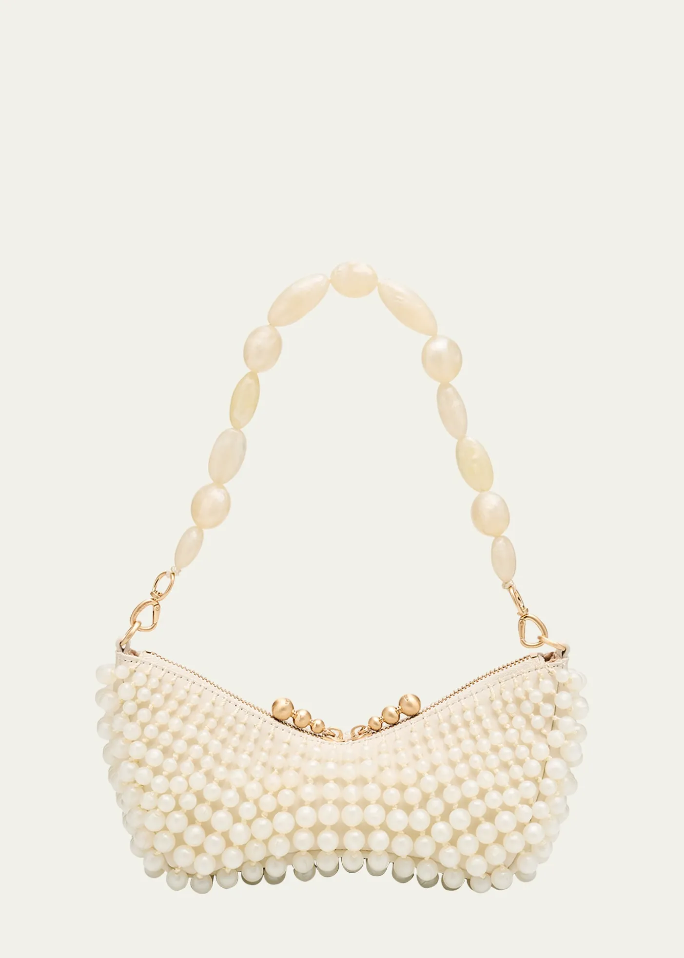 Cult GaiaMercier Beaded Zip Shoulder Bag