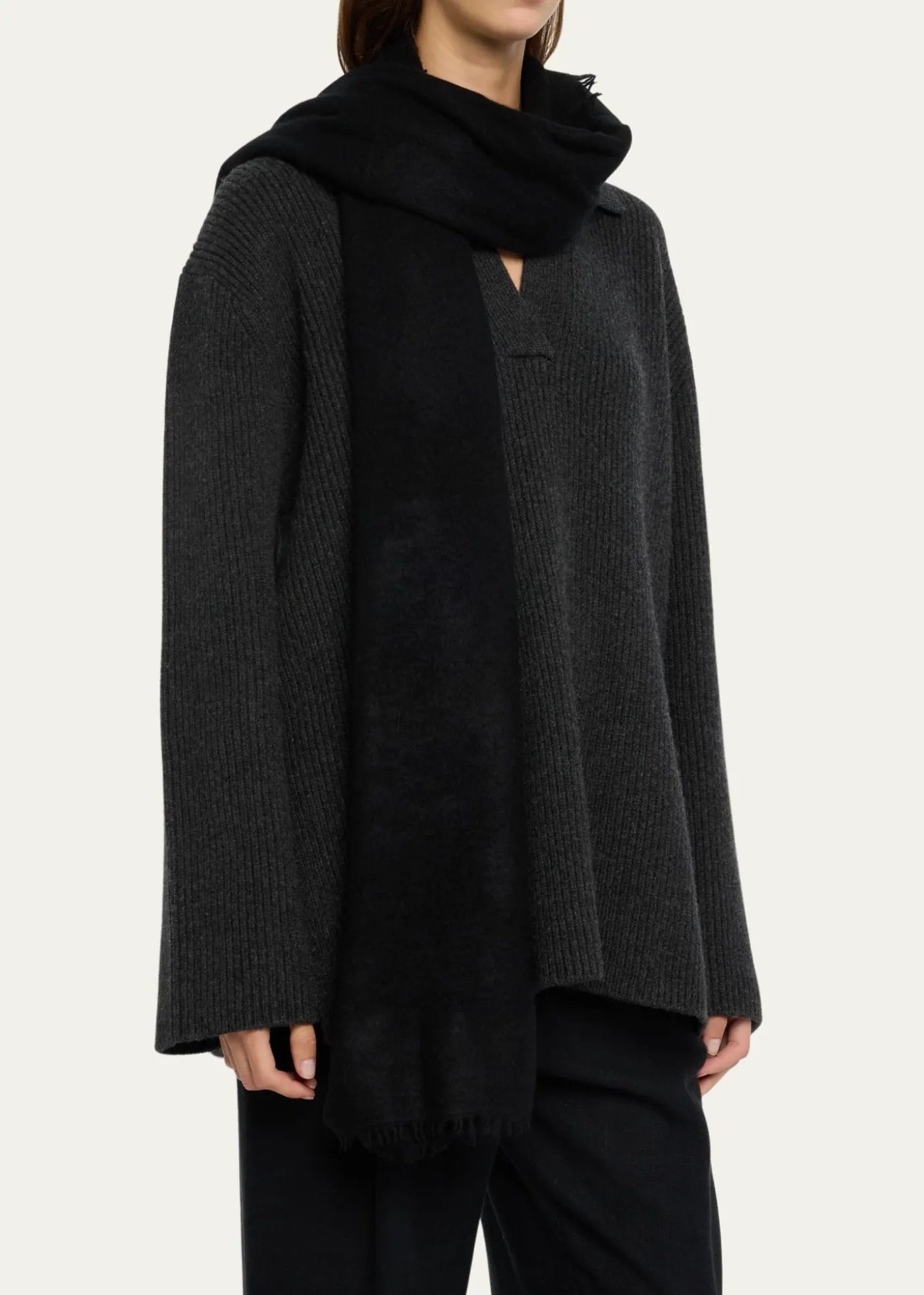 Denis ColombFuzzy Feutre Cashmere Shawl