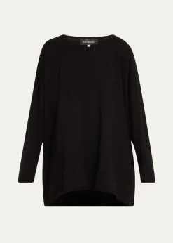 EskandarA-Line Bateau Neck Cashmere Sweater