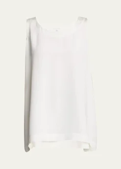 EskandarA-Line Silk Shell