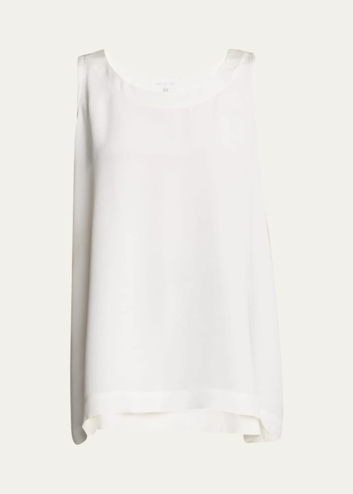 EskandarA-Line Silk Shell