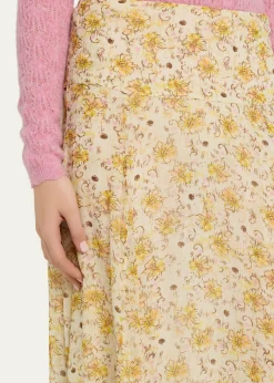 Etoile Isabel MarantFran Floral Georgette Maxi Skirt