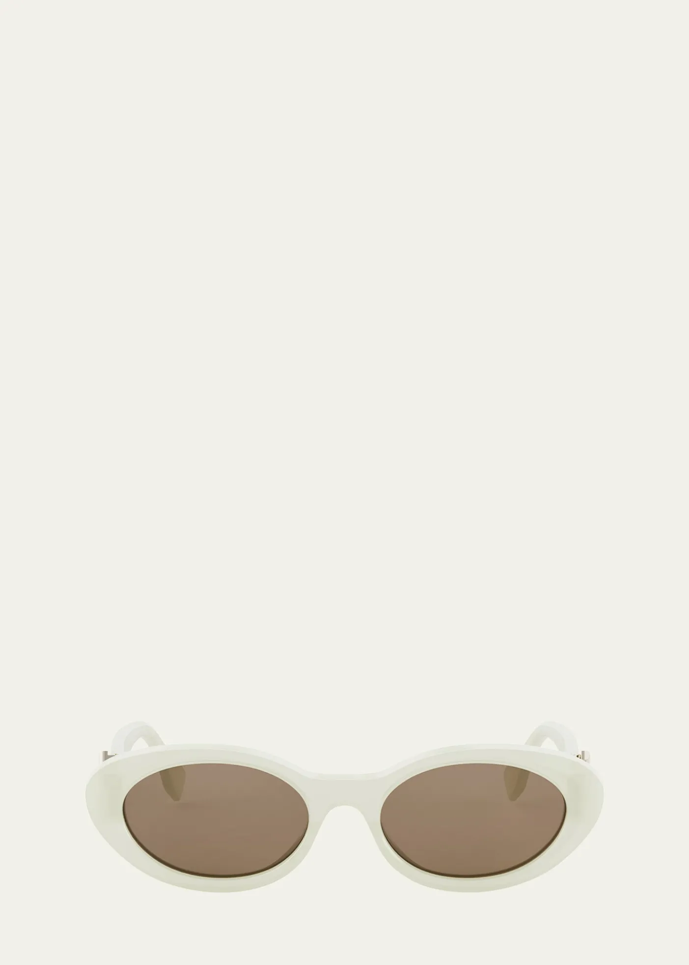 FendiFF Diamonds Acetate Oval Sunglasses