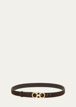 FerragamoDonna Suede Double Gancini Belt