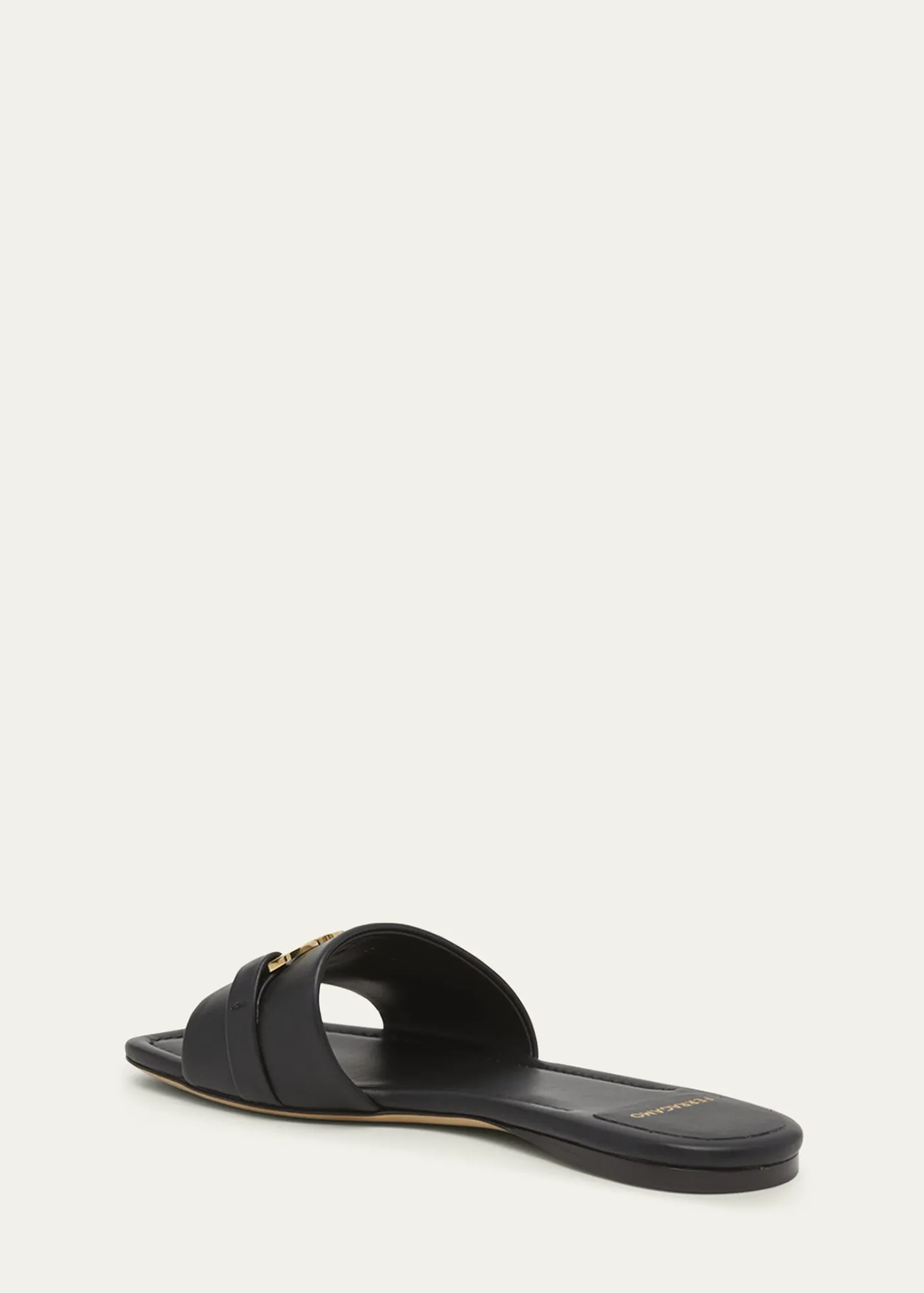 FerragamoLeah Gancini Bit Leather Slide Sandals
