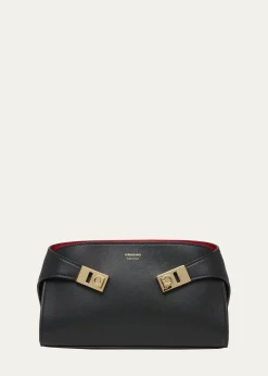 FerragamoMini Hug Leather Crossbody Bag