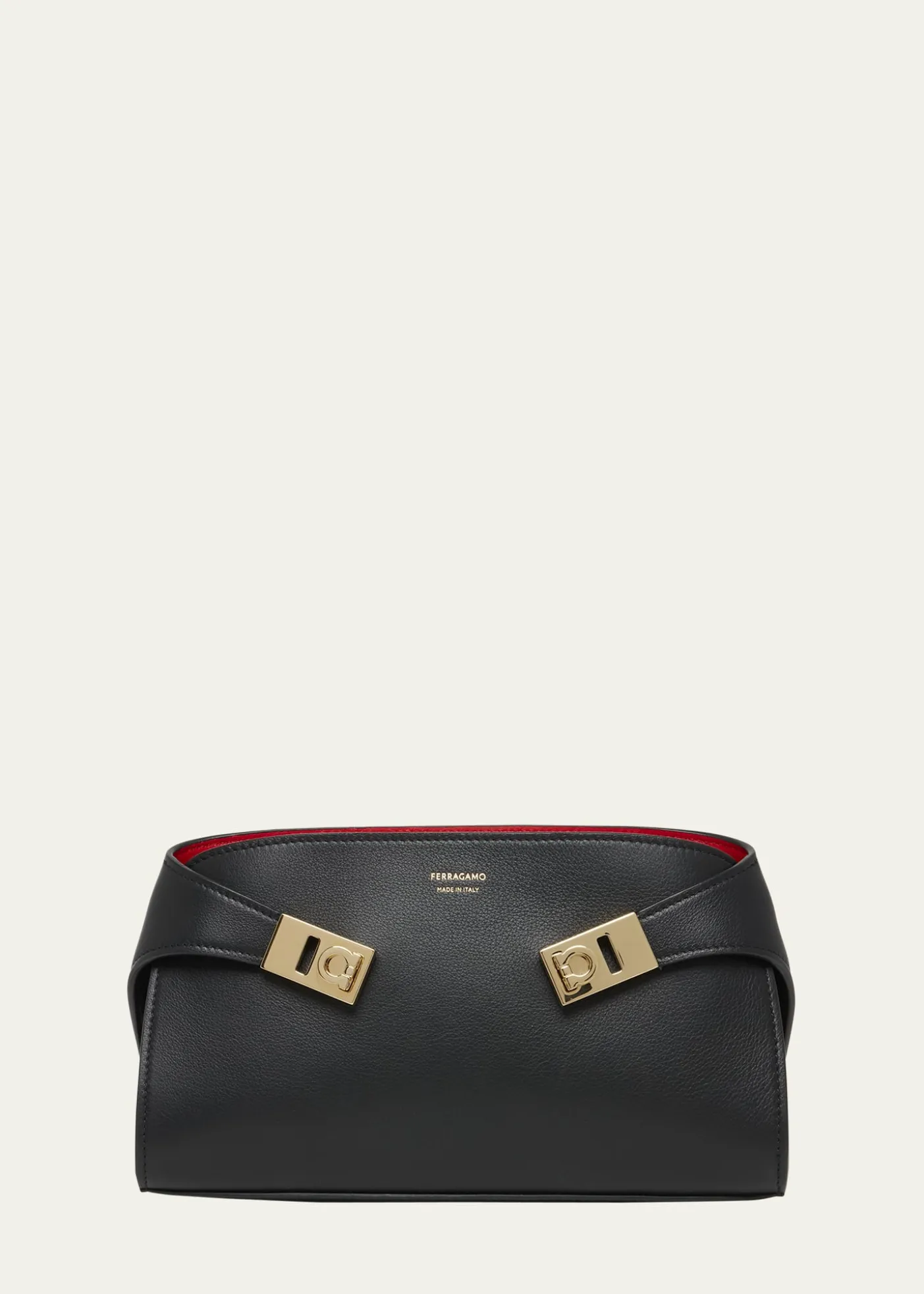 FerragamoMini Hug Leather Crossbody Bag