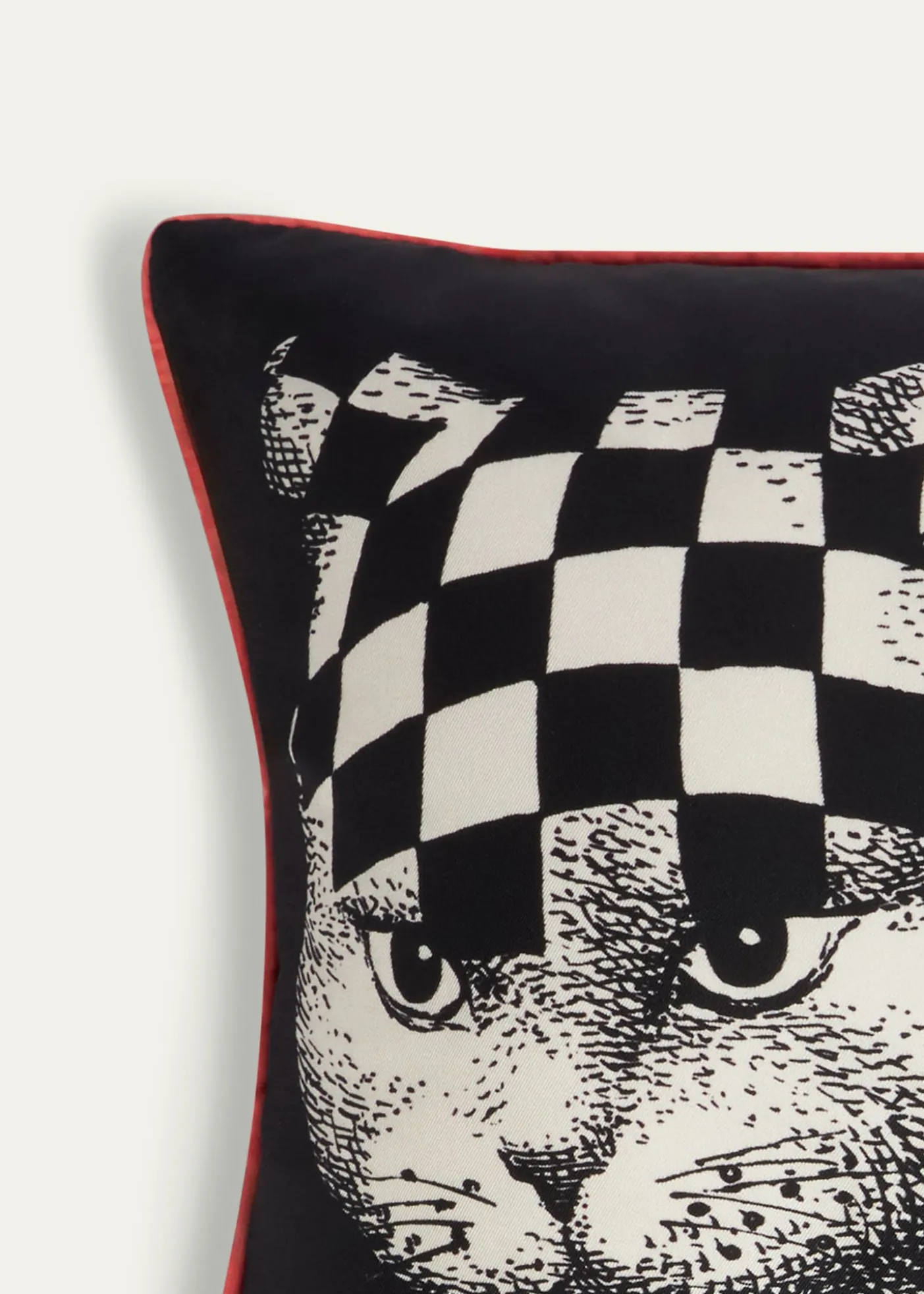 FornasettiHigh Fidelity Printed Cushion, 11.7" x 23.4"
