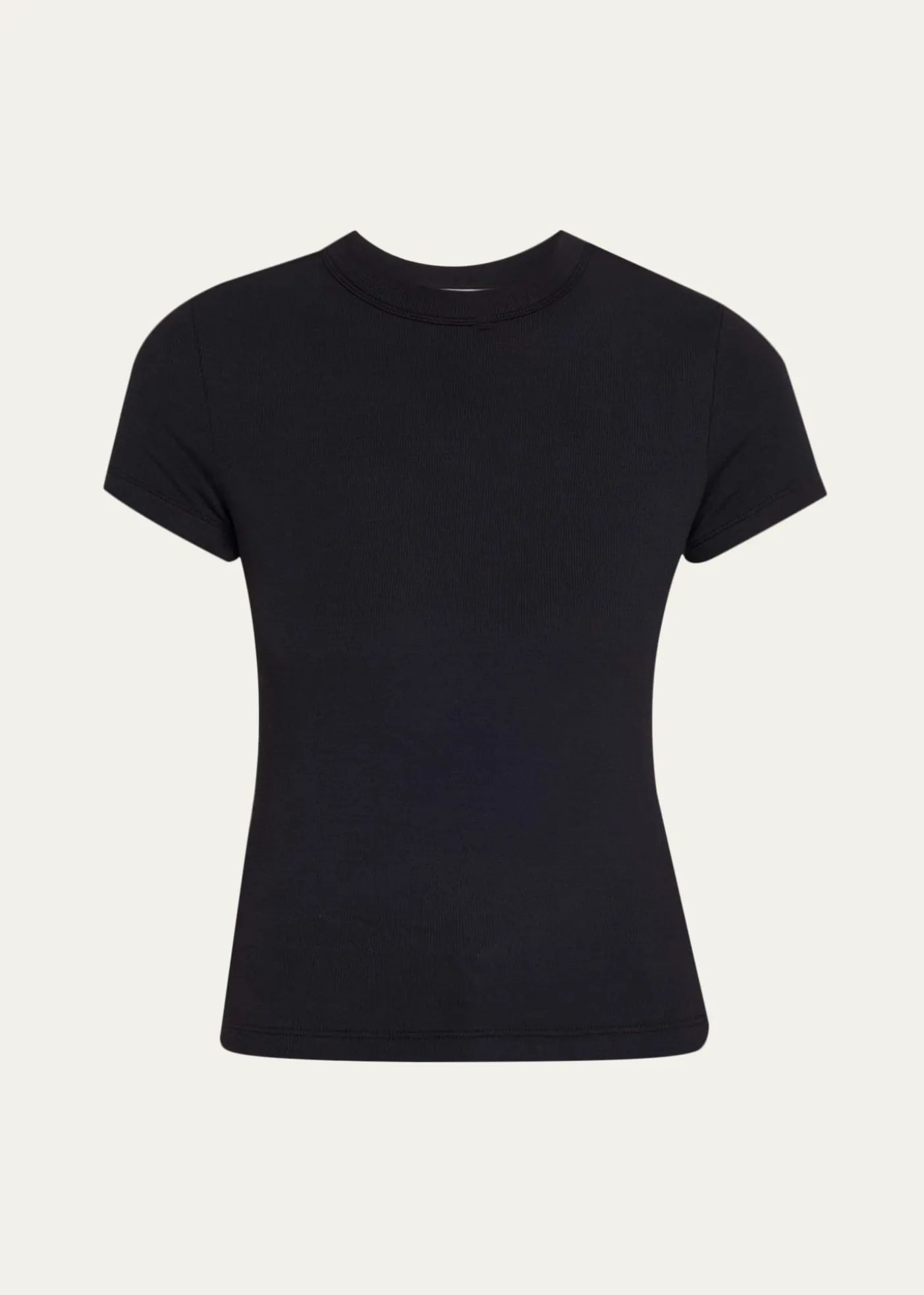FRAMERibbed Crewneck Baby Tee