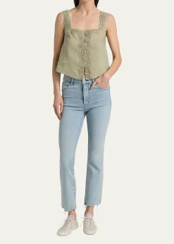 FRAMEThe Embroidered Blouse