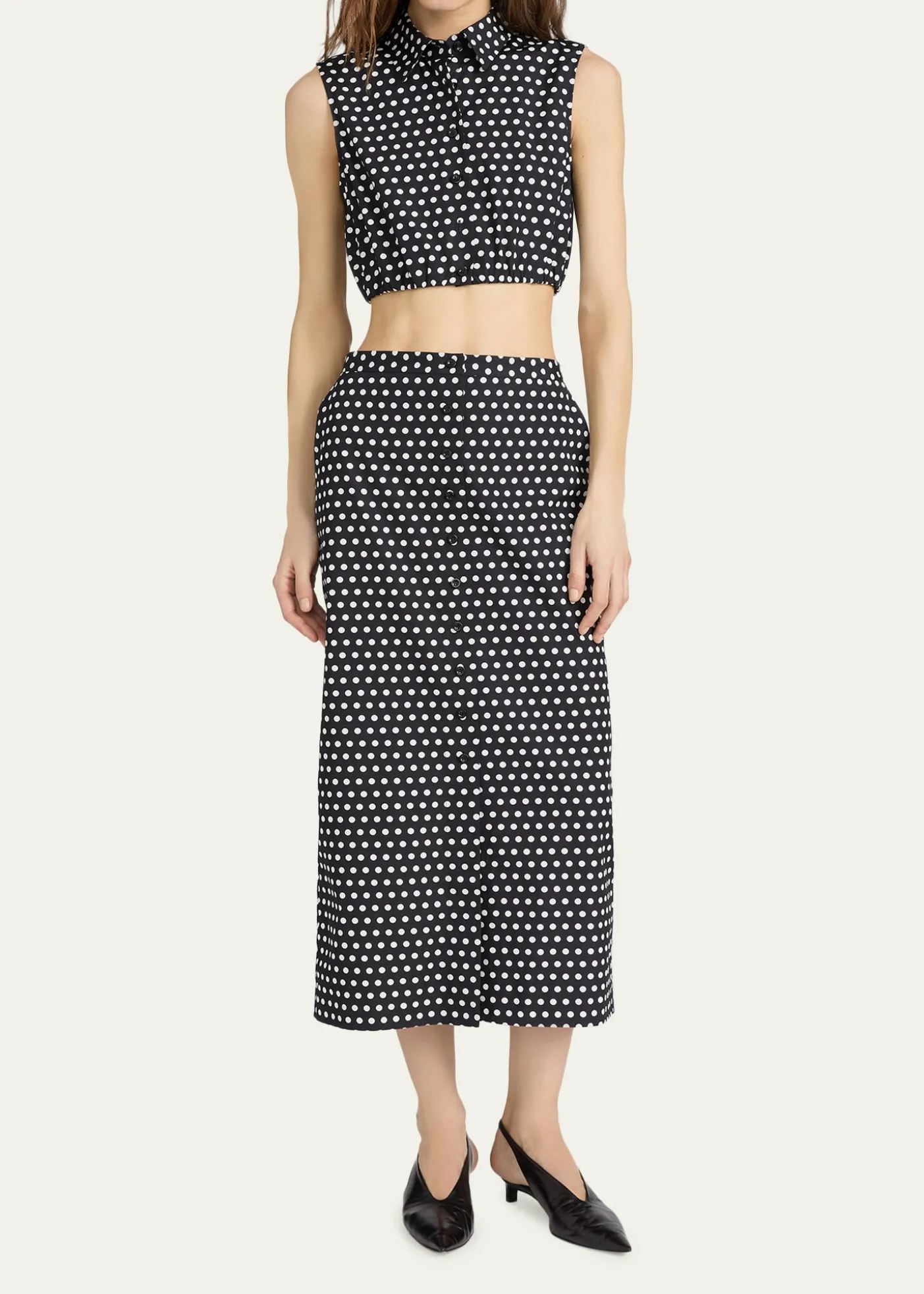 FRAMEThe Polka Dot Skirt