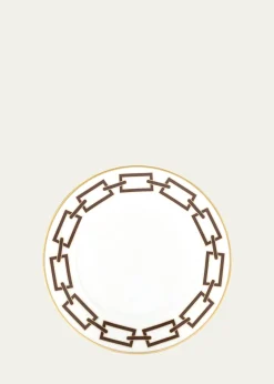 GINORI 1735Catene Ebano Flat Bread Plate