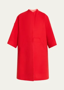 Giorgio ArmaniBicolor Virgin Wool Coat