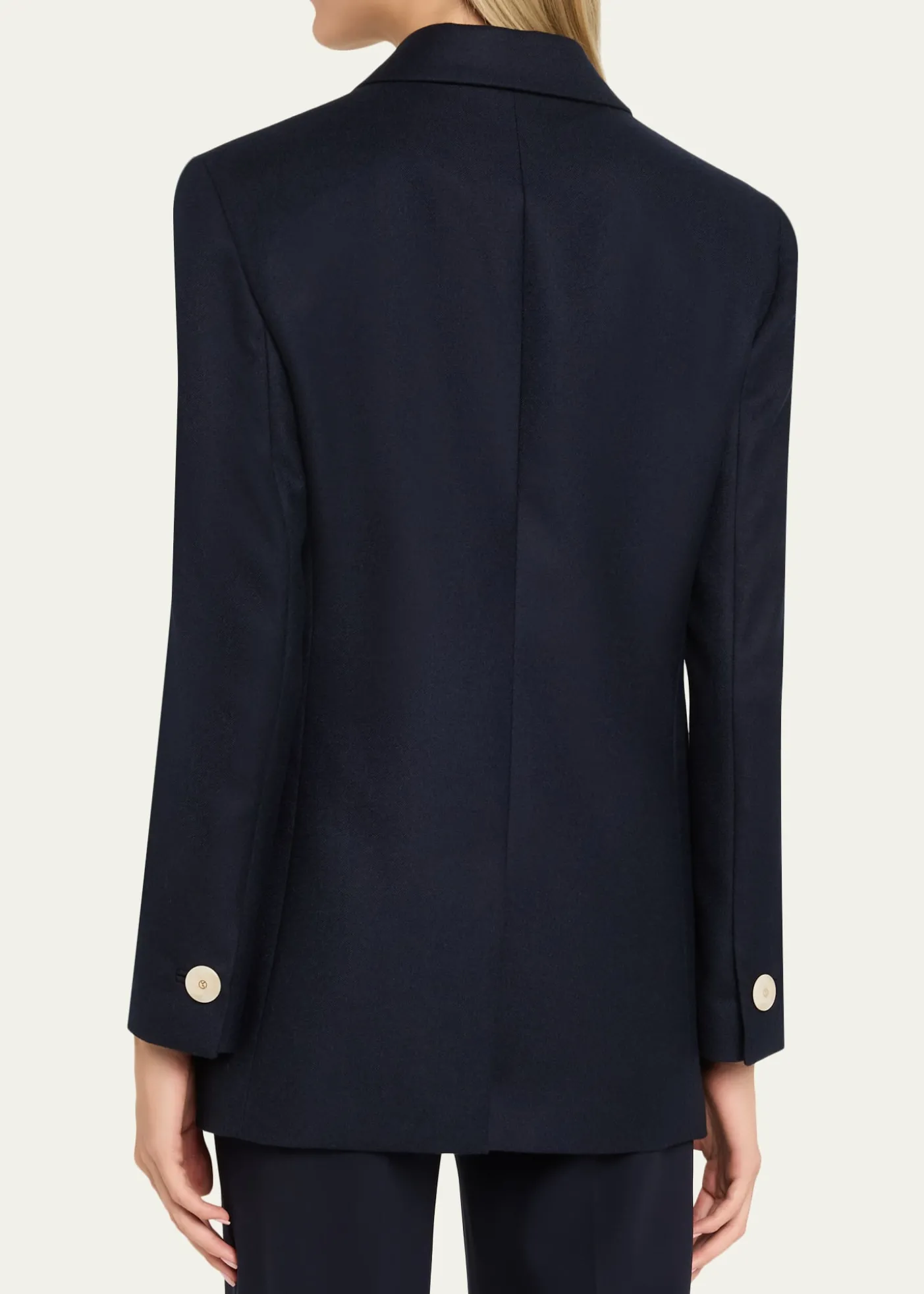 Giorgio ArmaniFlanella Cashmere Double-Breasted Blazer