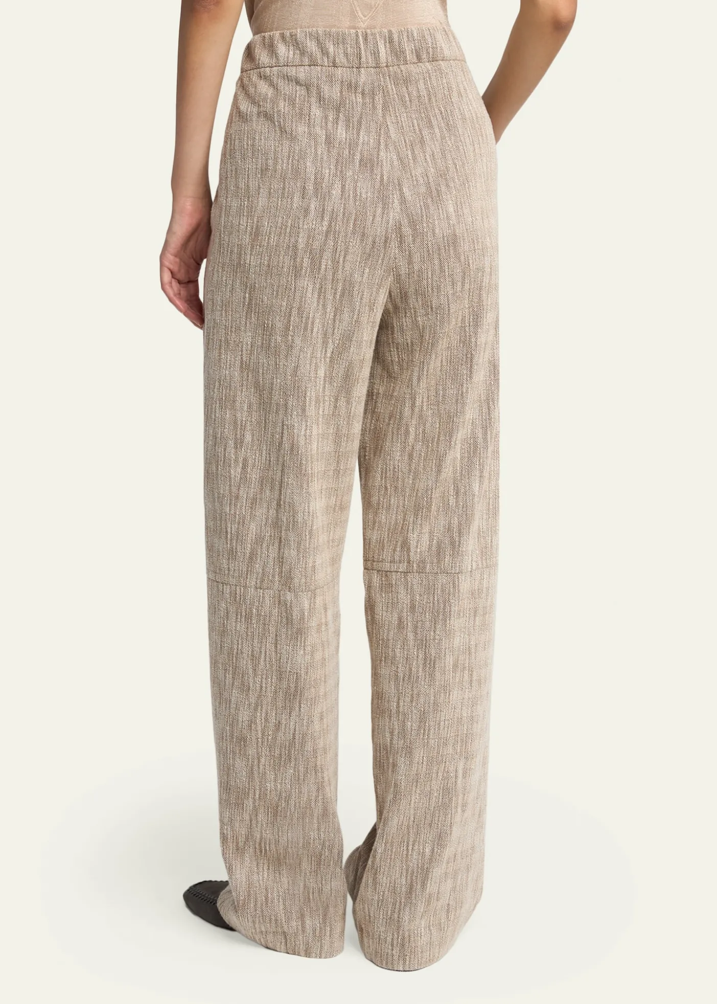 Giorgio ArmaniPleated Cotton Jacquard Tapered-Leg Trousers