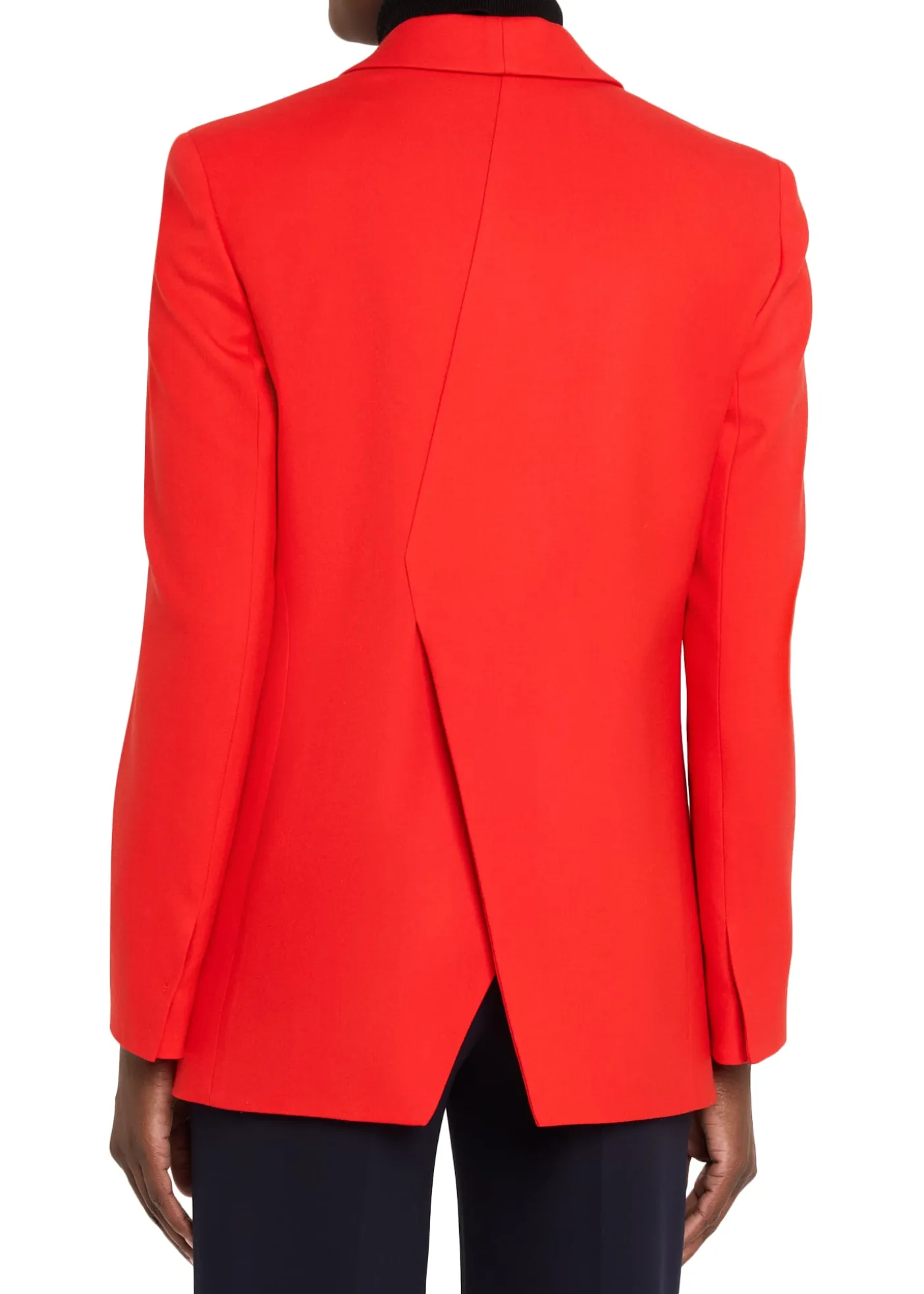 Giorgio ArmaniVirgin Wool Single-Breasted Longline Blazer