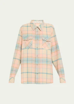 God's True CashmereLover Tartan Cashmere Shirt