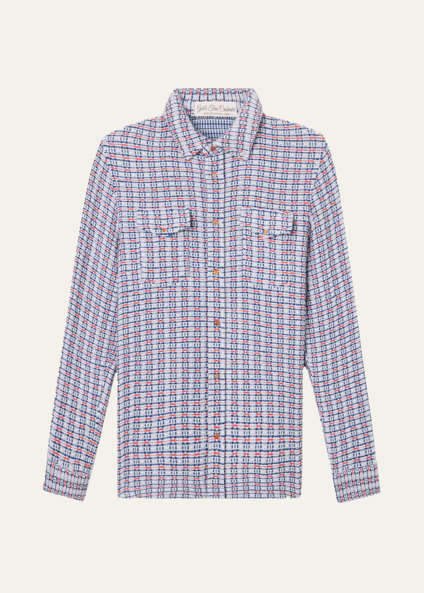 God's True CashmereModern Heritage Cashmere Sport Shirt