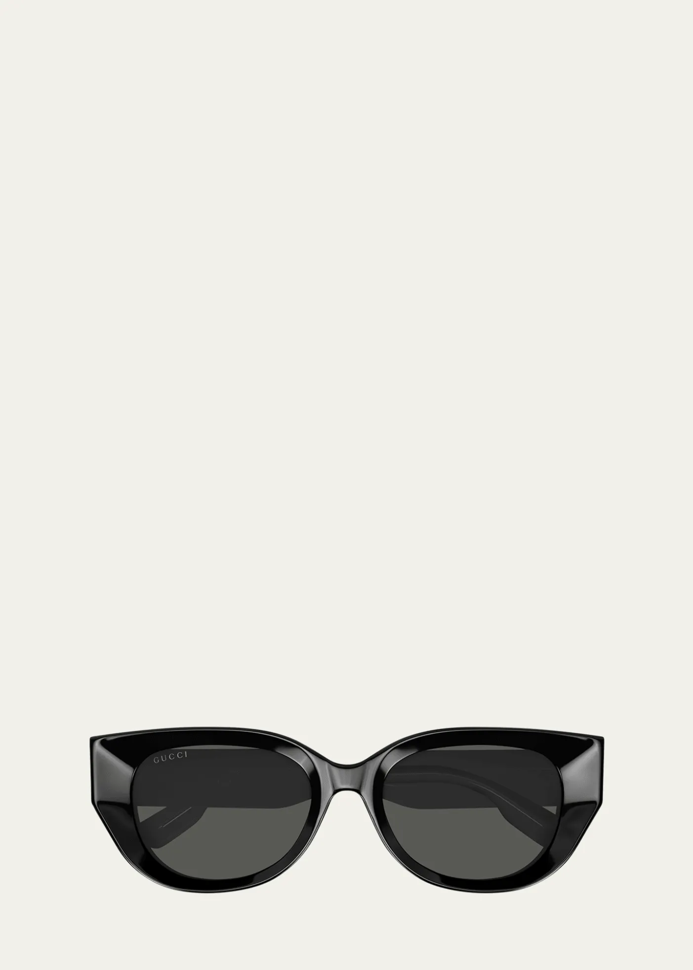 GucciBeveled Recycled Acetate Cat-Eye Sunglasses