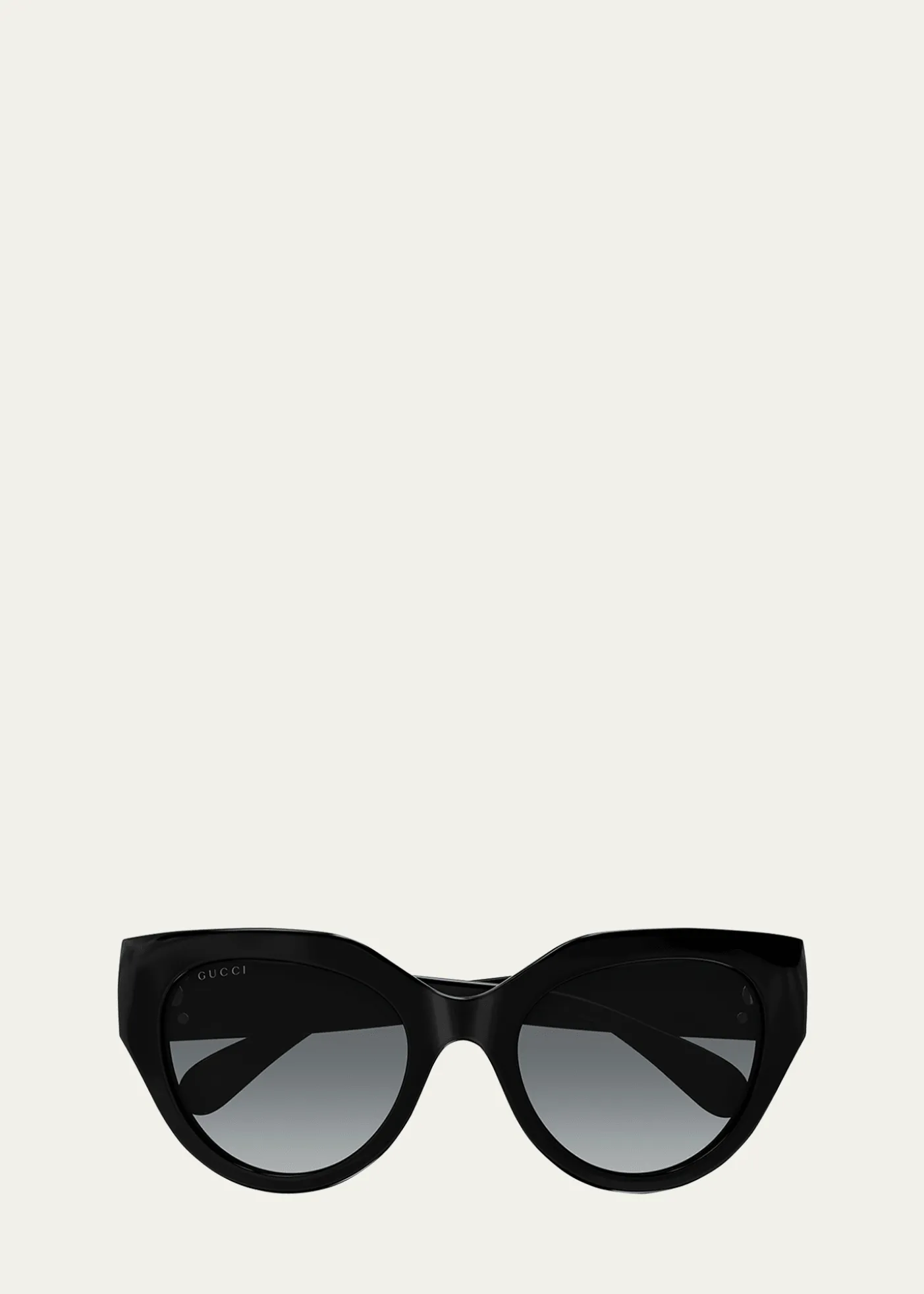 GucciGG Emblem Acetate Cat-Eye Sunglasses