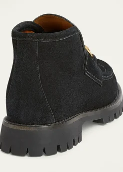 GucciSylke Suede Horsebit Booties