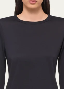 Helmut LangSlim Long-Sleeve Logo Tee