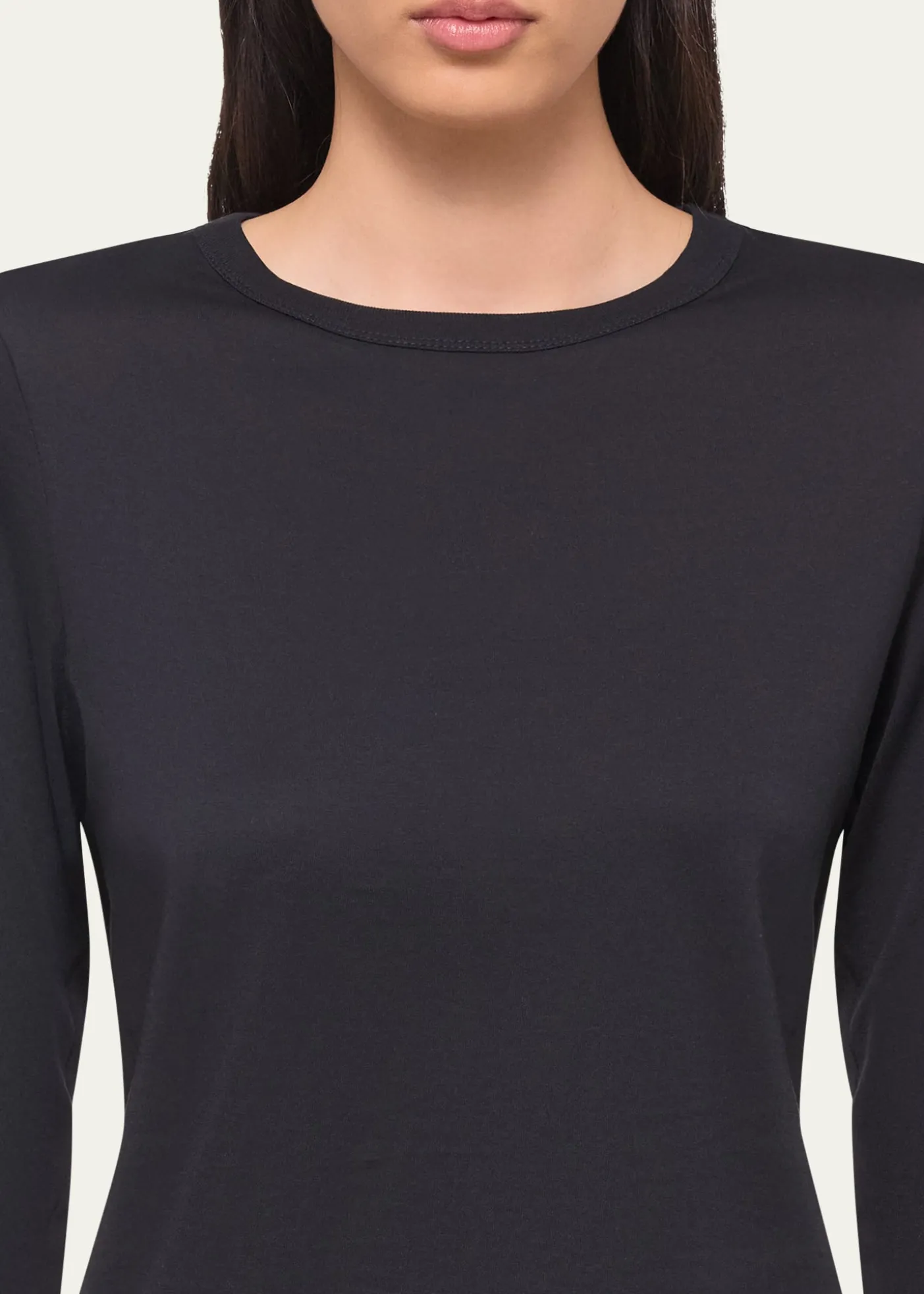 Helmut LangSlim Long-Sleeve Logo Tee