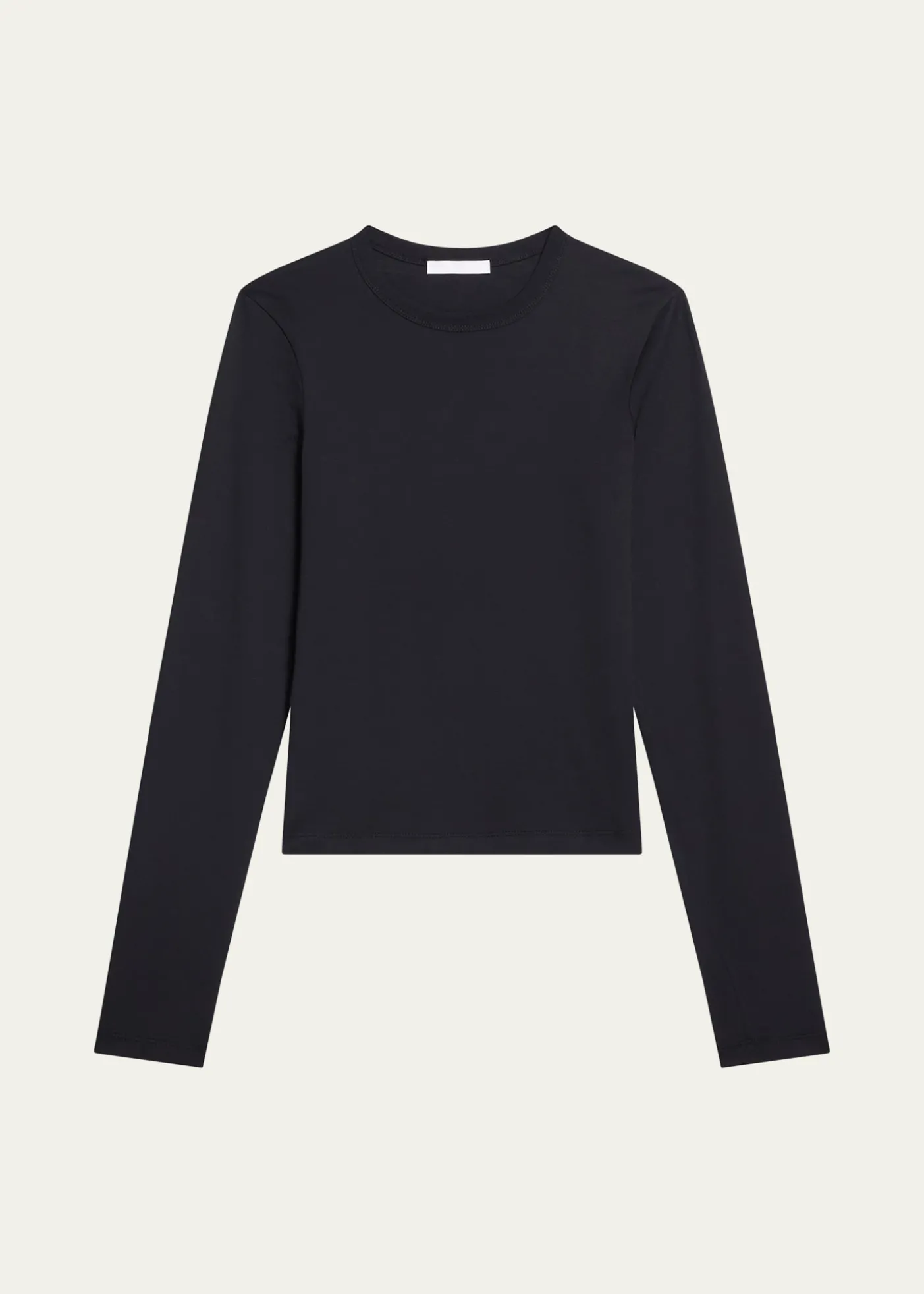 Helmut LangSlim Long-Sleeve Logo Tee