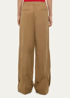 Helmut LangTrench Wide-Leg Pull-On Trousers
