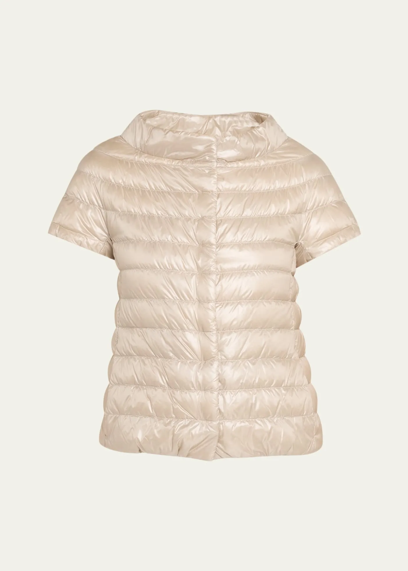 HernoEmilia Water-Resistant Ultralight Nylon Puffer Cape