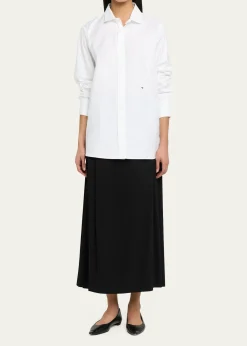 HOMMEGIRLSClassic Button-Up Cotton Shirt