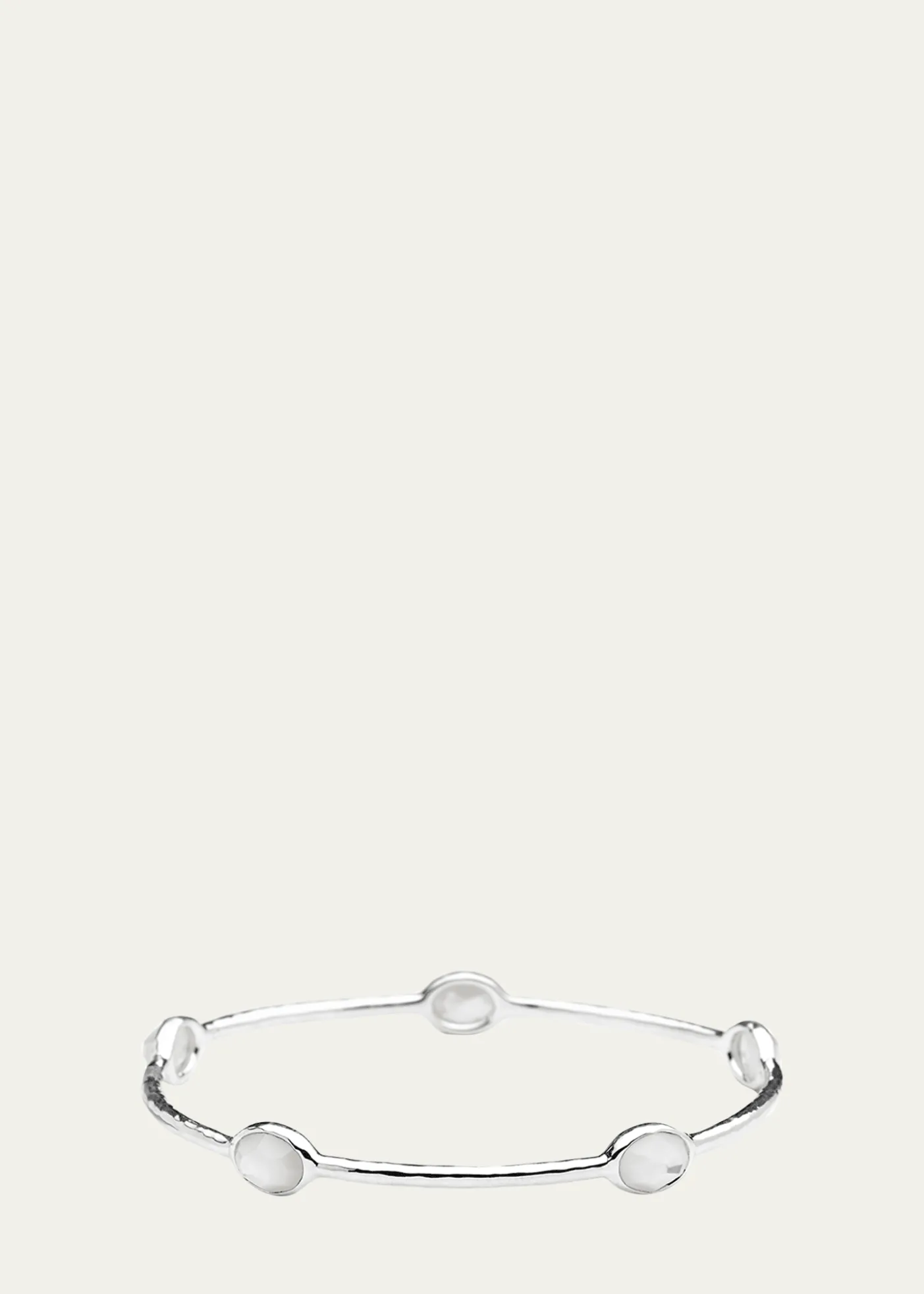 Ippolita5-Stone Bangle Bracelet in Sterling Silver