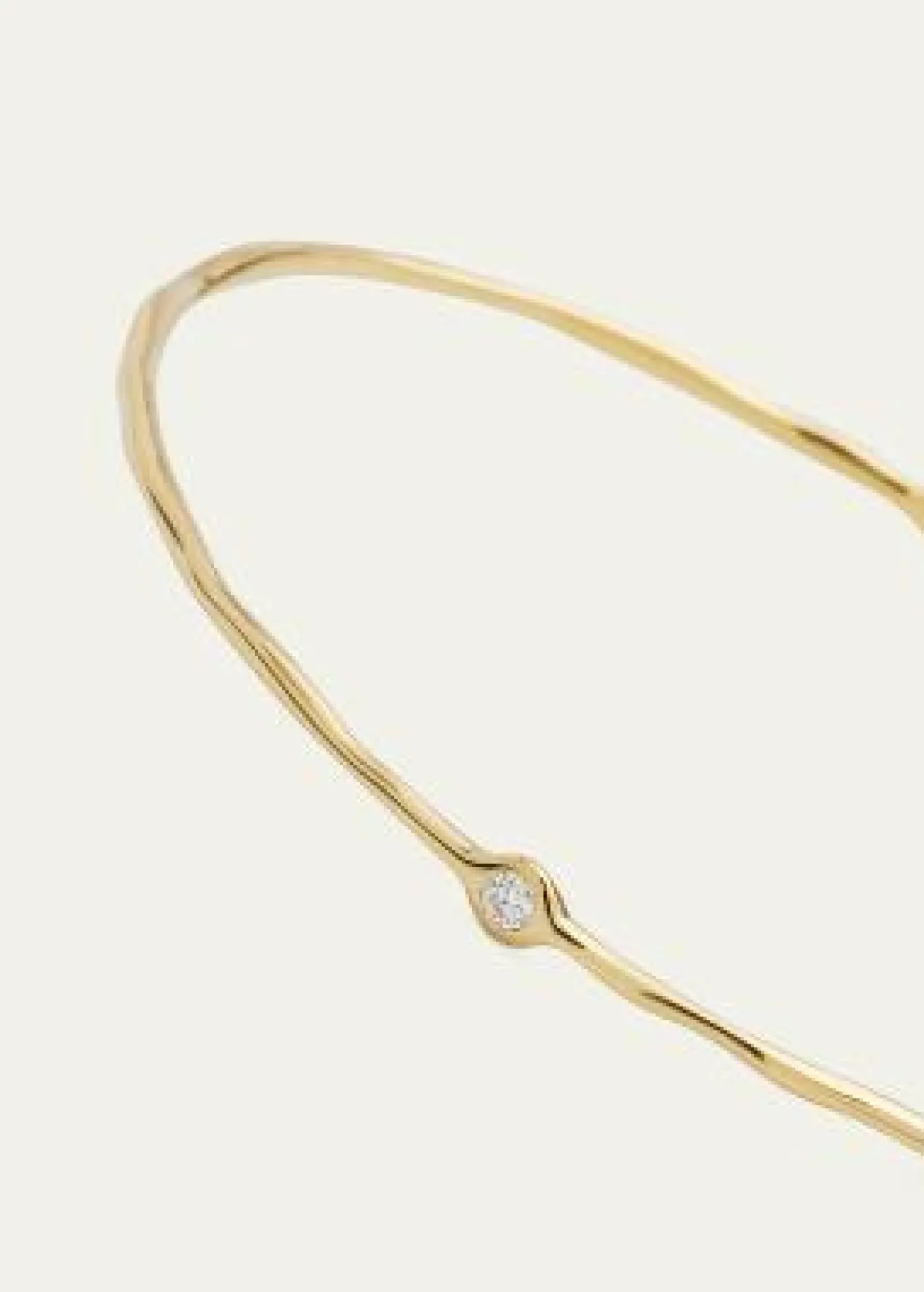 IppolitaSuperstar Bangle in 18K Gold with Diamonds