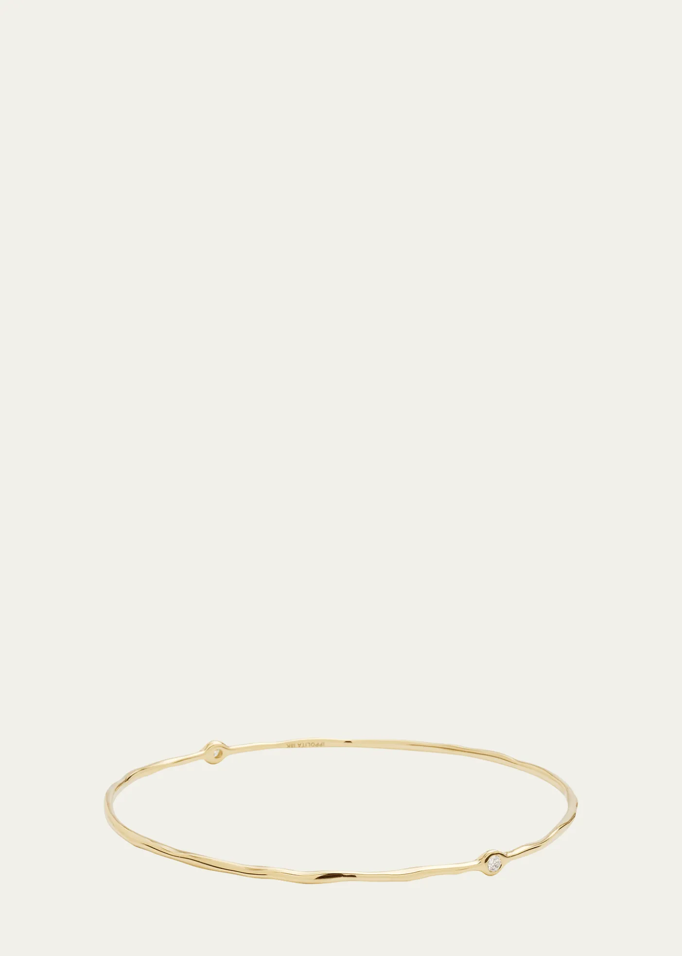 IppolitaSuperstar Bangle in 18K Gold with Diamonds
