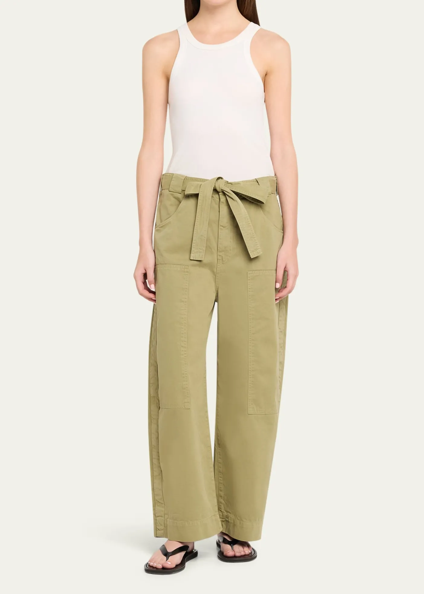 Jamie HallerThe Karate Barrel-Leg Pants