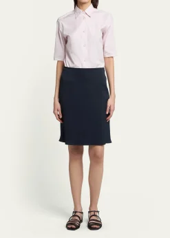 Jil SanderViscose Knee-Length Bias Skirt