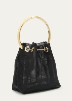 Jimmy ChooBon Bon Mesh Bucket Bag