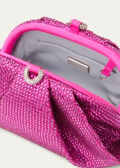 Judith Leiber CoutureGemma Pleated Crystal Clutch Bag